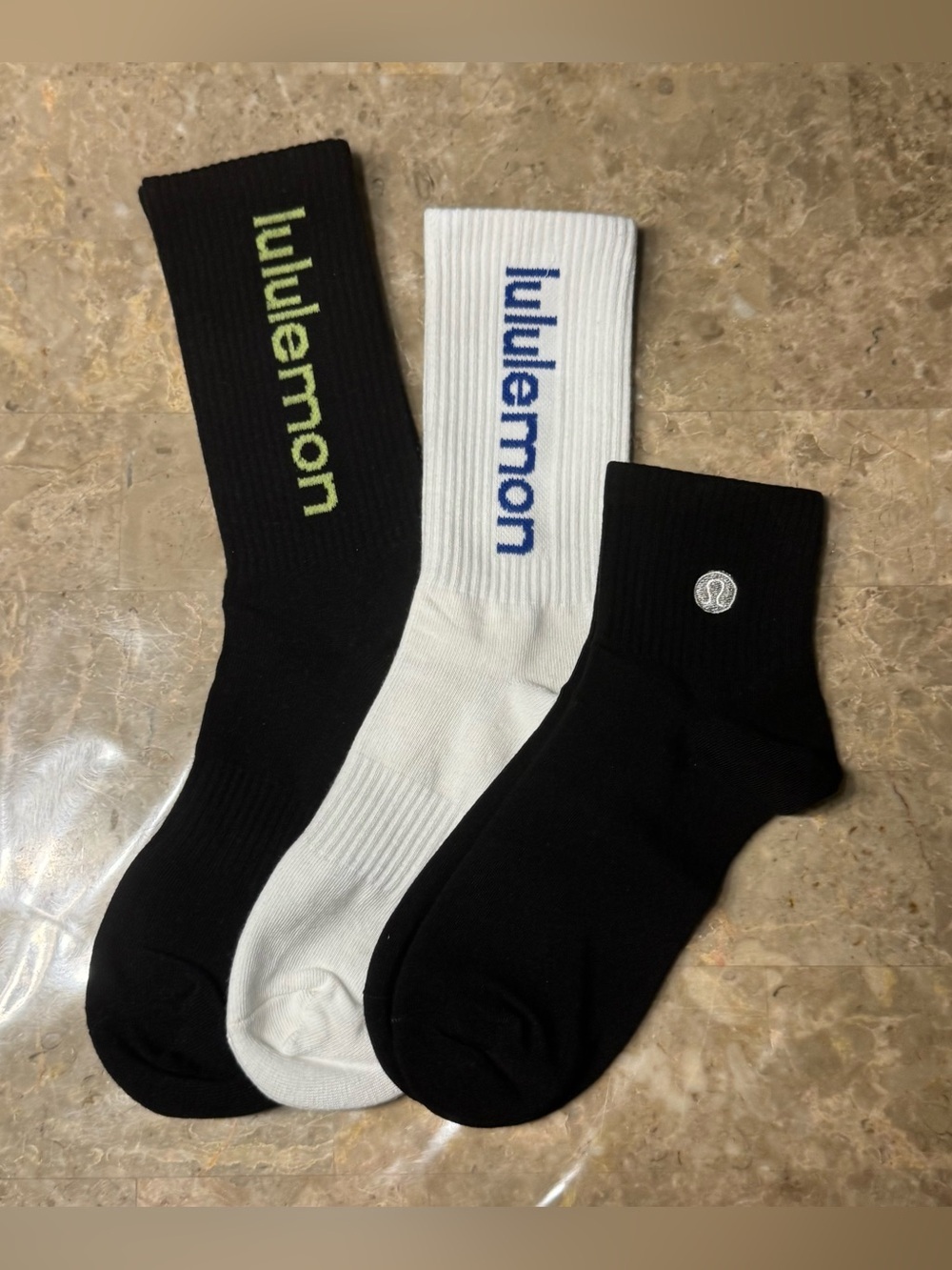 New Women’s Lululemon Athletica Socks 
3 pairs Size Medium 
Socks stretch - Picture 2 of 5